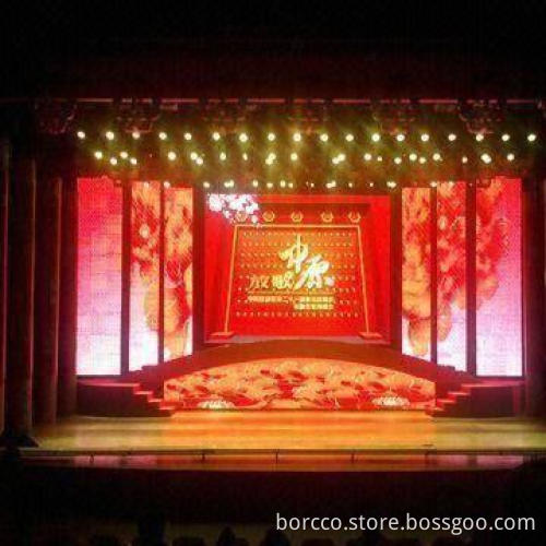 Transparent Curtain LED Display Screen for Stage Backdrop
